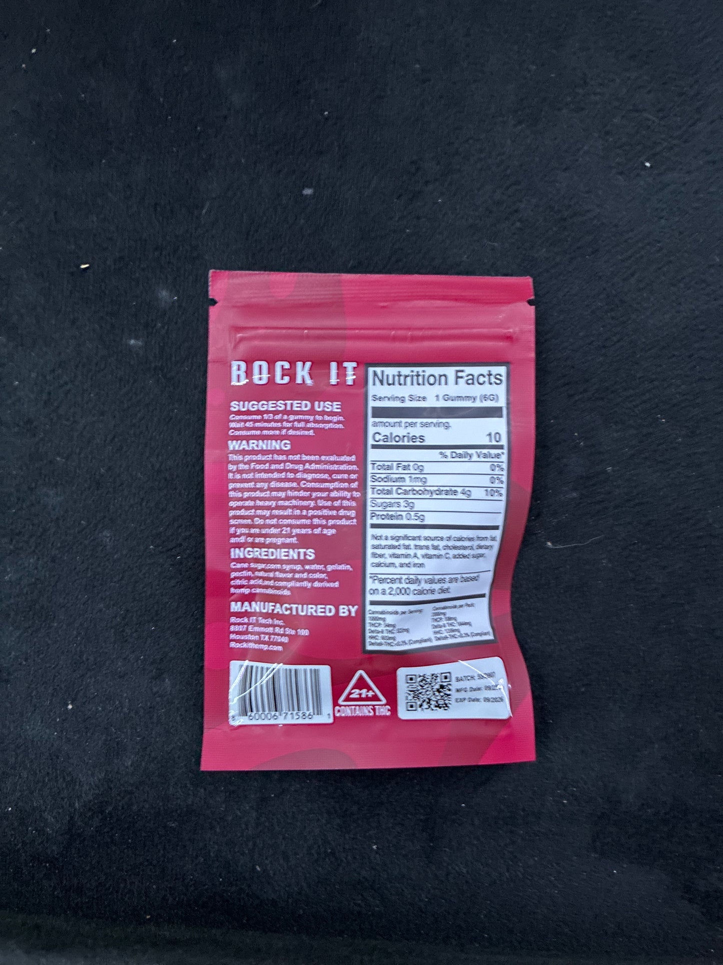 Rock it 2000mg cherry sativa