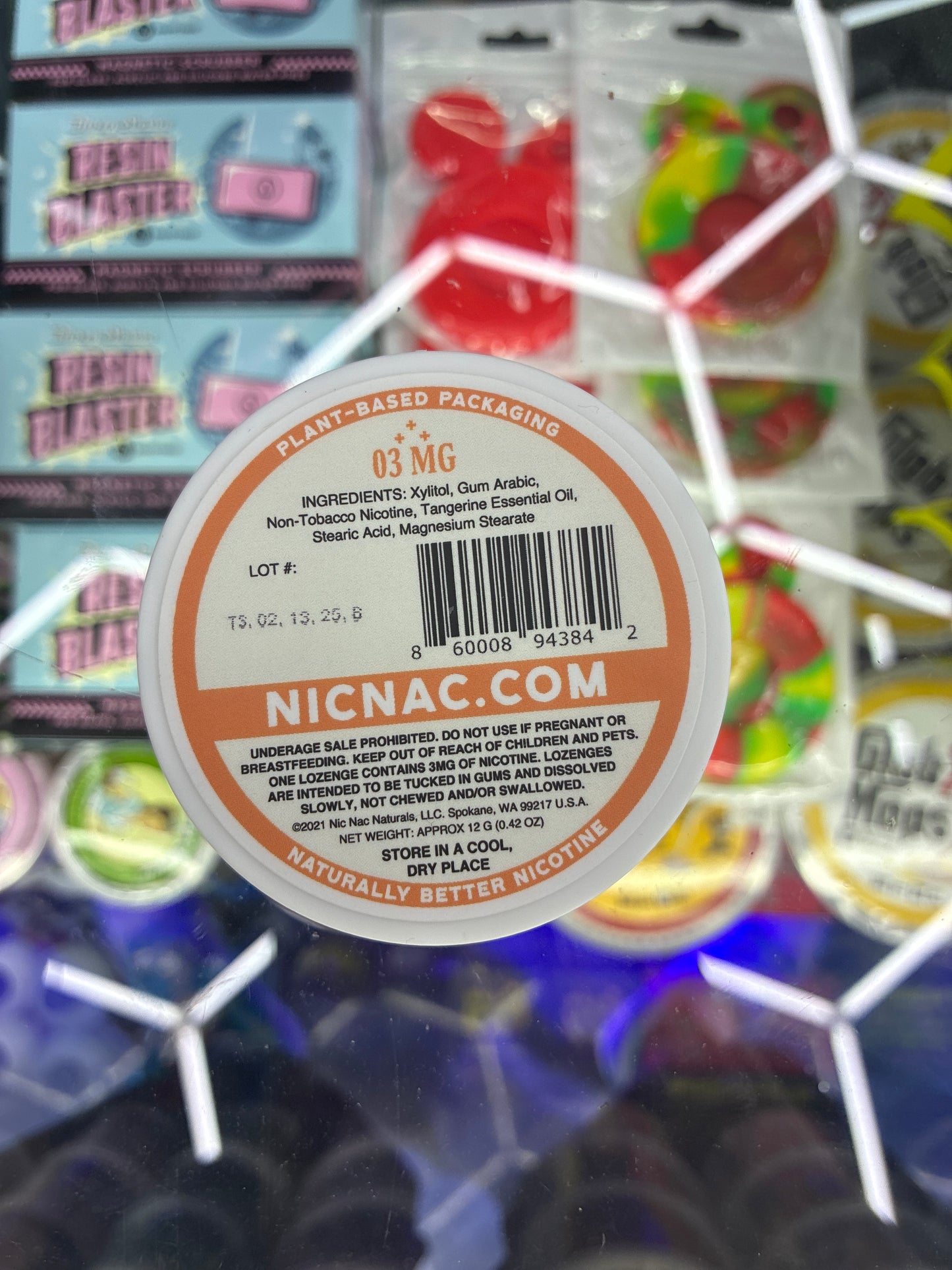 NICNAC NATURALS 15ct 03mg Tangerine