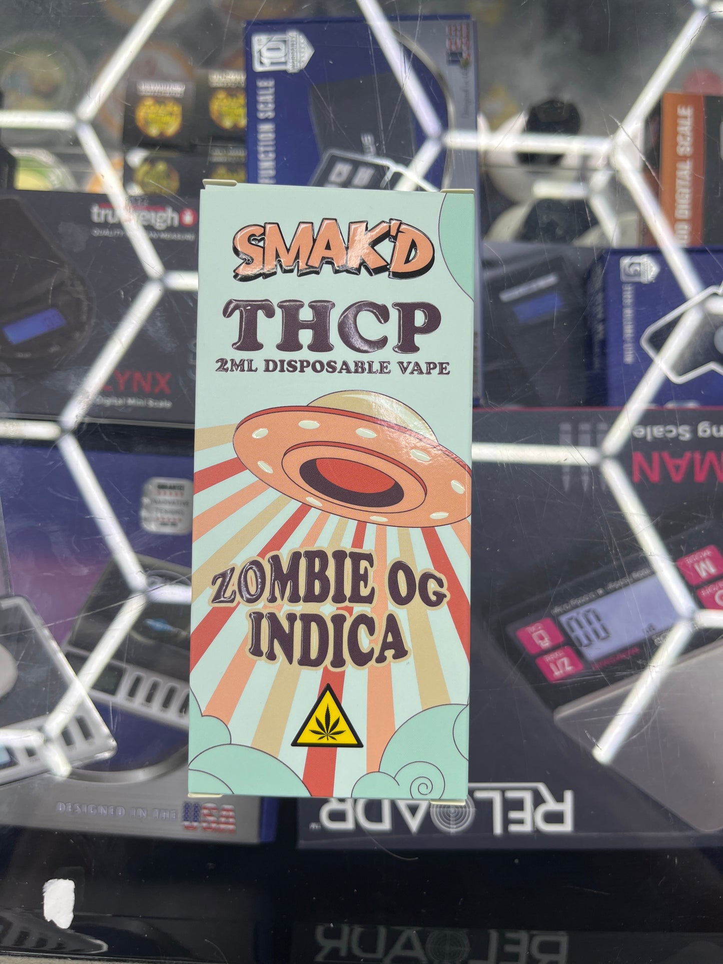 Smak’d thcp 2ml disposable zombie og indica