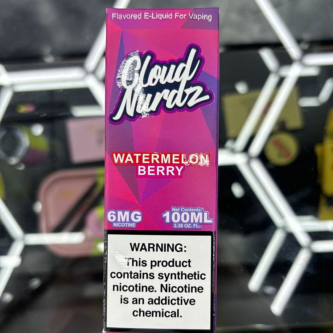 Cloud nurdz,watermelon berry 6MG 100ml