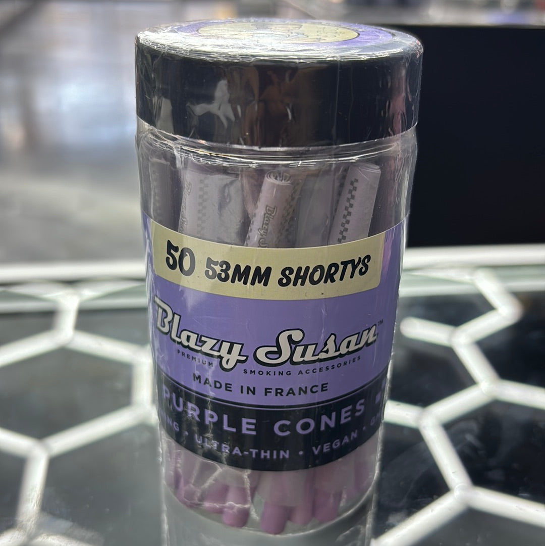 Blaze susan 50cones purple cones, 53mm shortys cones