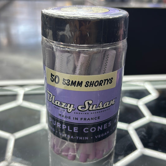 Blaze susan 50cones purple cones, 53mm shortys cones