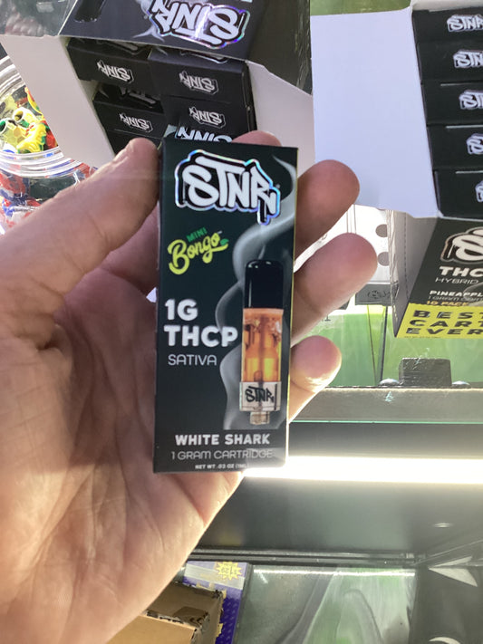 Stnr thcp cartridge 1g white shark sativa