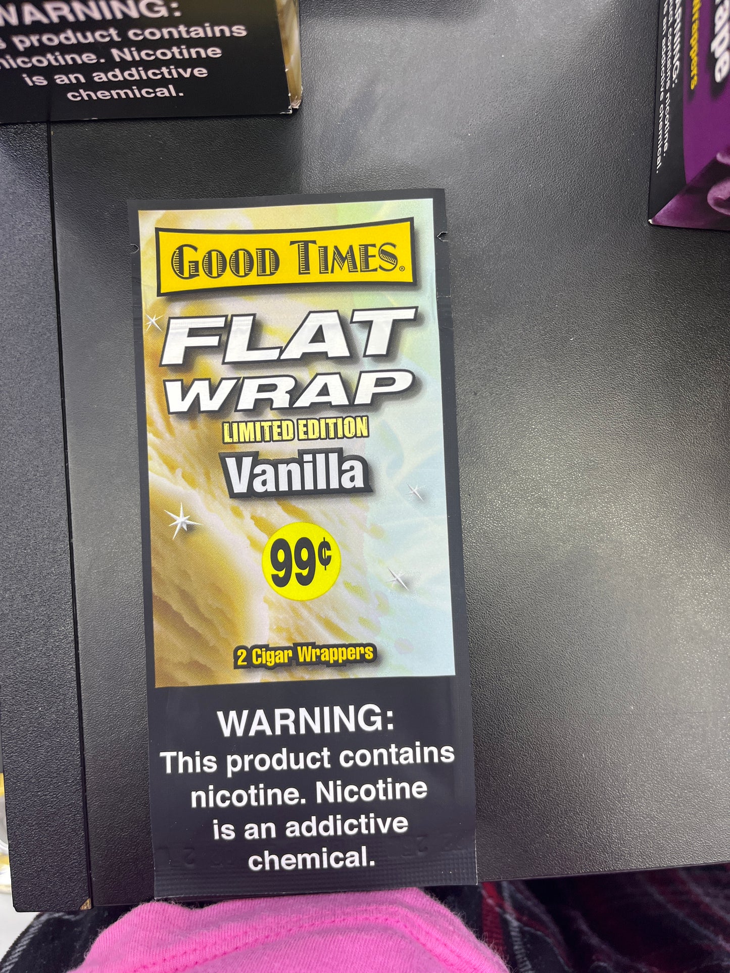 Good times flat wraps vanilla