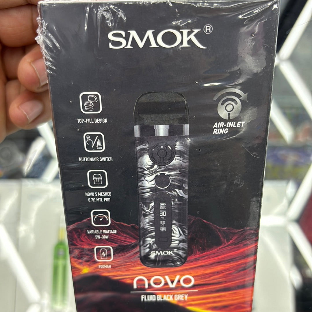 Smok novo 5 kit fluid black gray