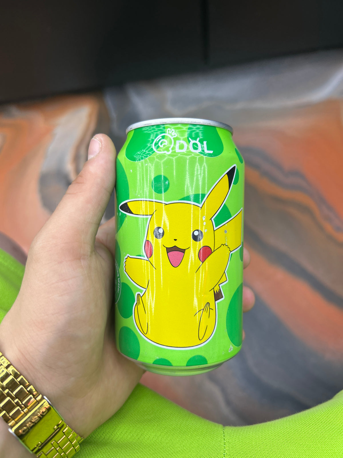 Qdol 330ML exotic fruit sparkling water lime