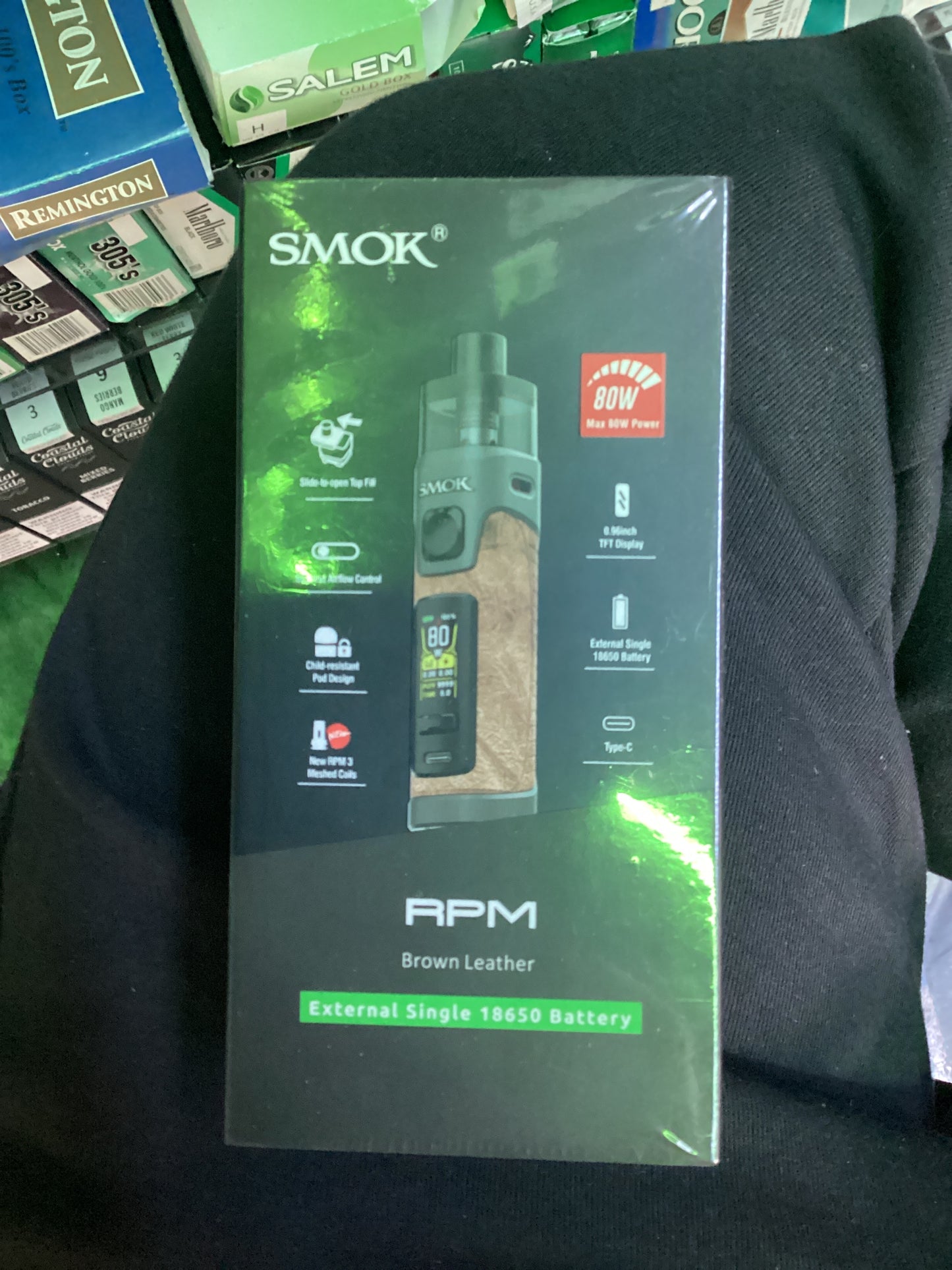 Smok rpm brown leather