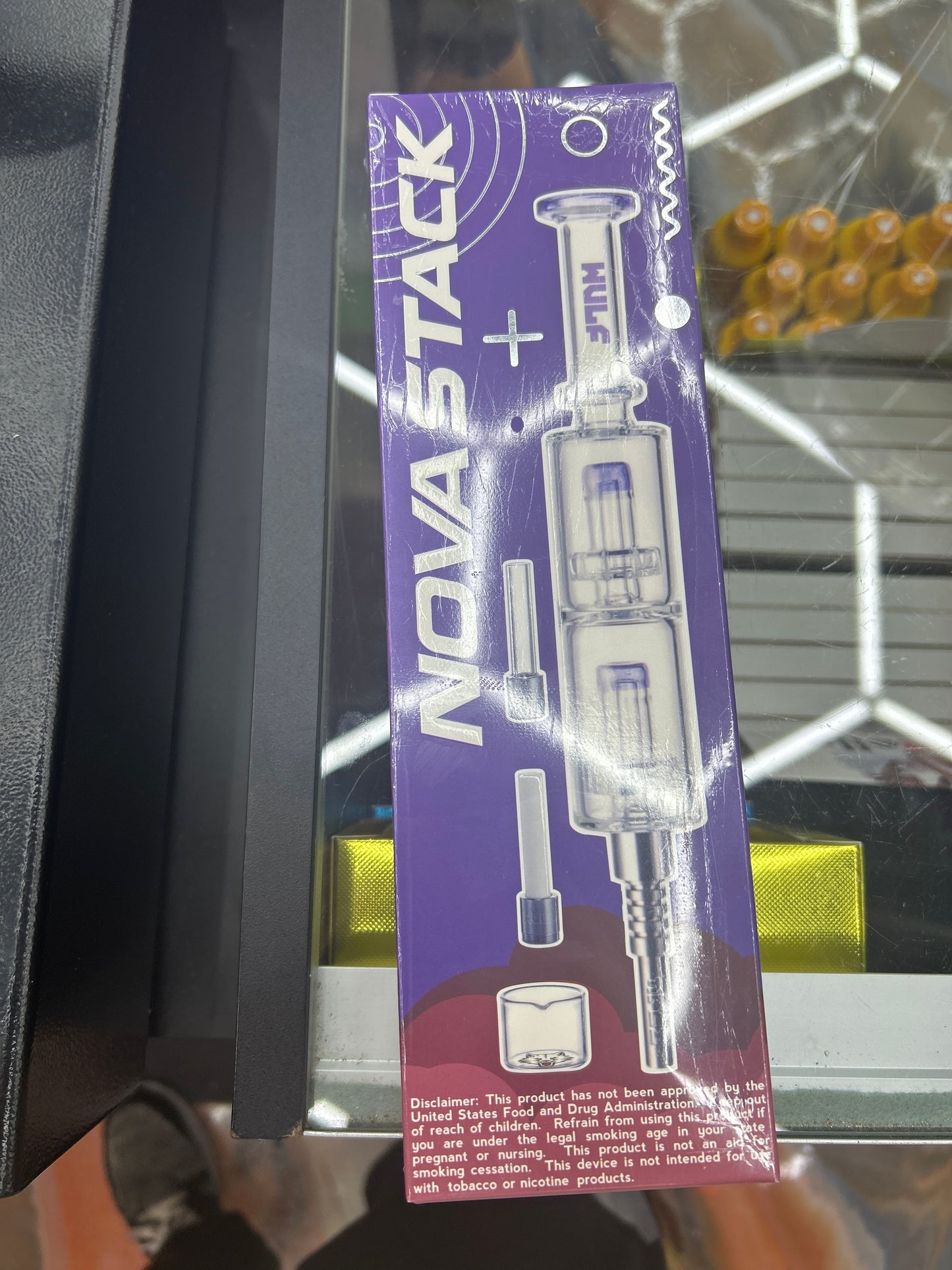 Wulf nova stack water filtering nectar collector purple