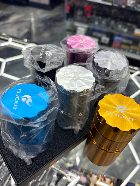 Clickit grinder and container combine