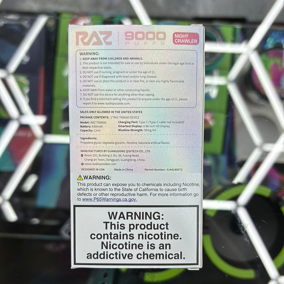 Raz 9000puffs nightcrawler