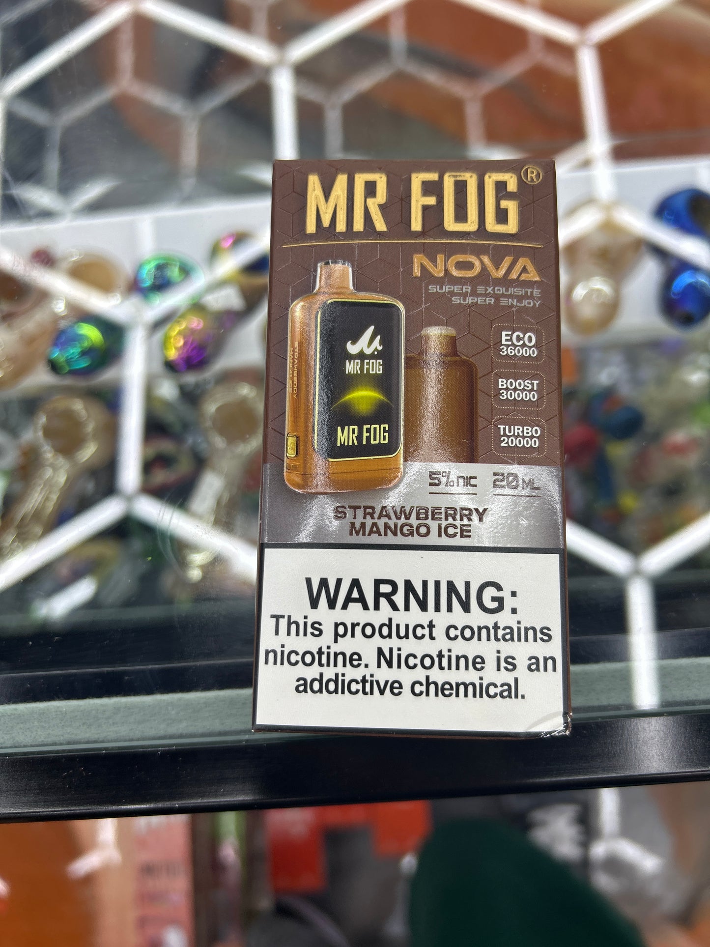 Mr fog nova 30k hits strawberry mango ice