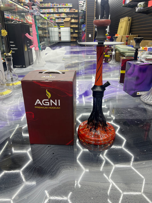 Agni hookah twist red
