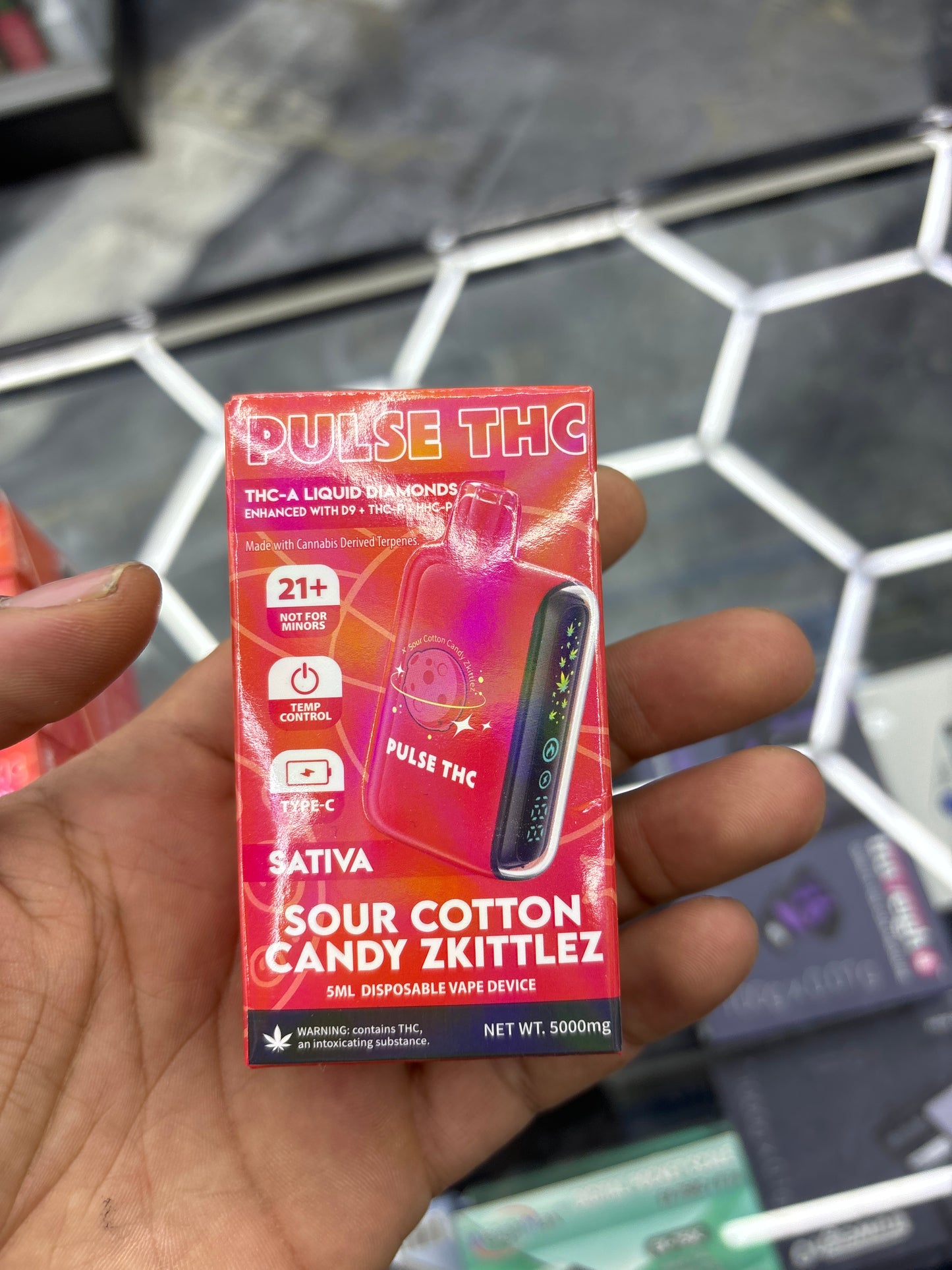 Pulse thc sour candy skittles sativa 5G