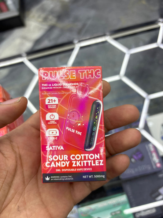 Pulse thc sour candy skittles sativa 5G