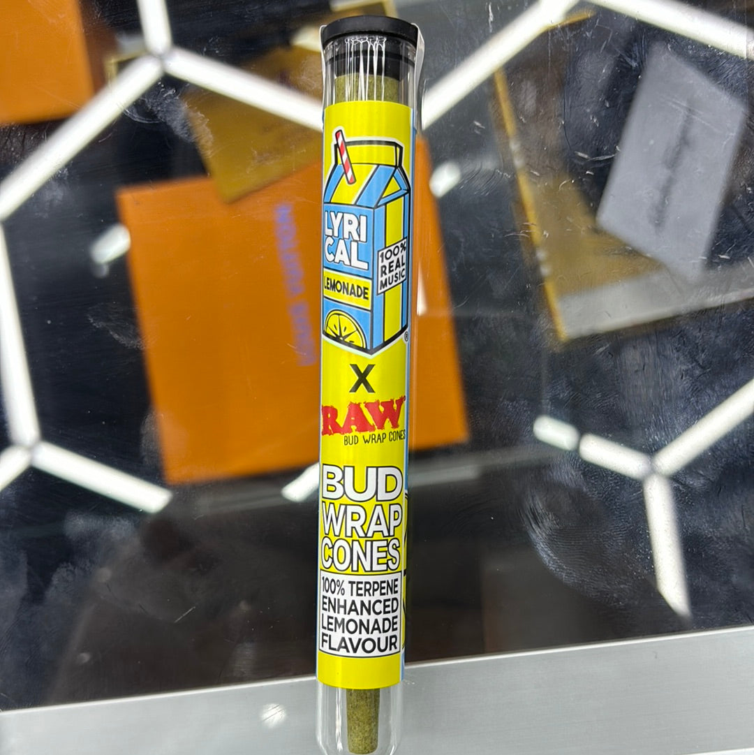 Raw lyrical lemonade bud wrap cones