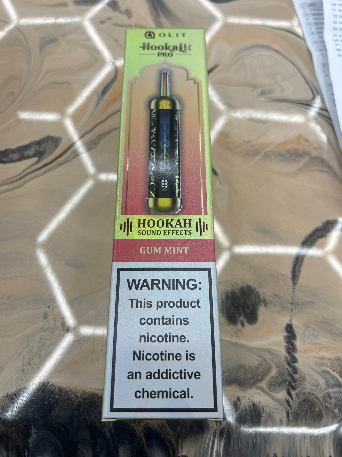 Olit hookah lit pro 60000k puffs gum mint