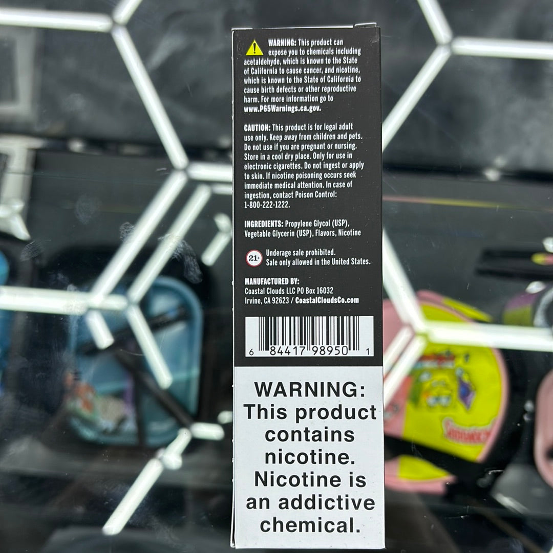 Coastal clouds, melon berries 3mg