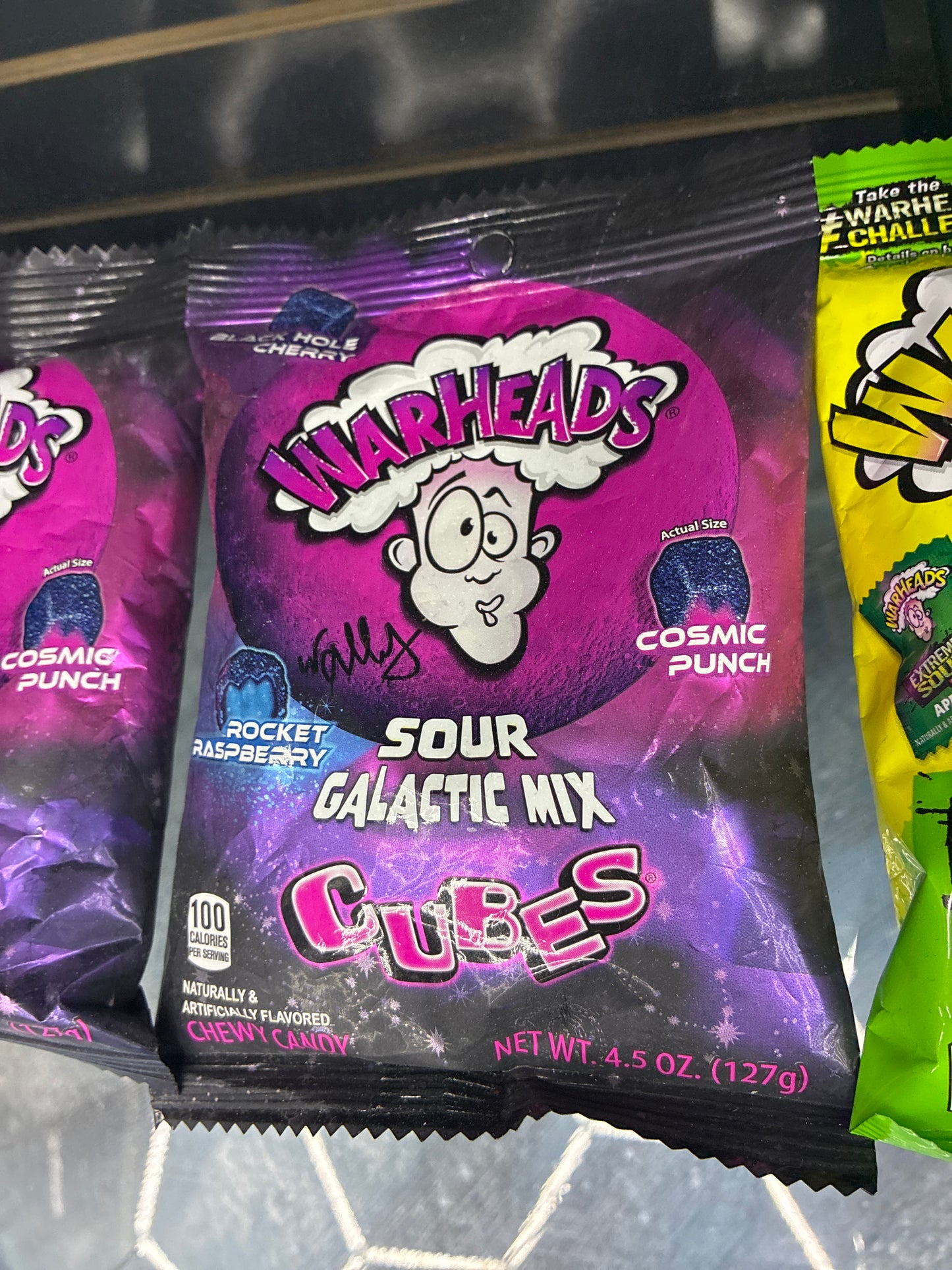 Warheads sour galaxtic mix cubes