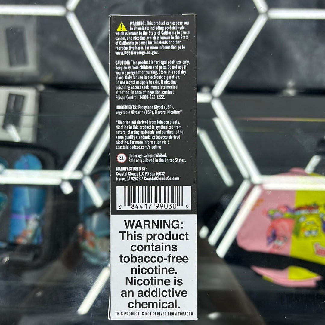 Coastal clouds, strawberry kiwi 3mg