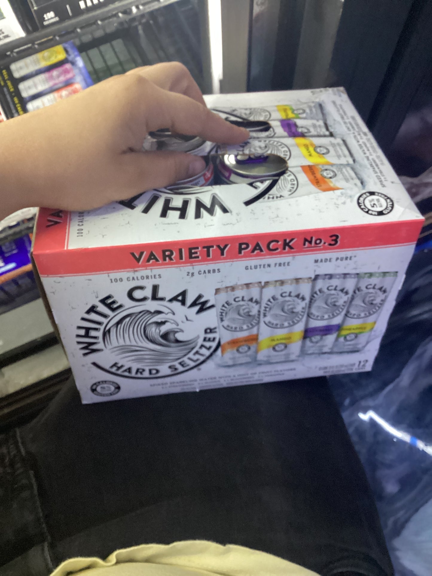White claw variety #3 12 pack 12oz