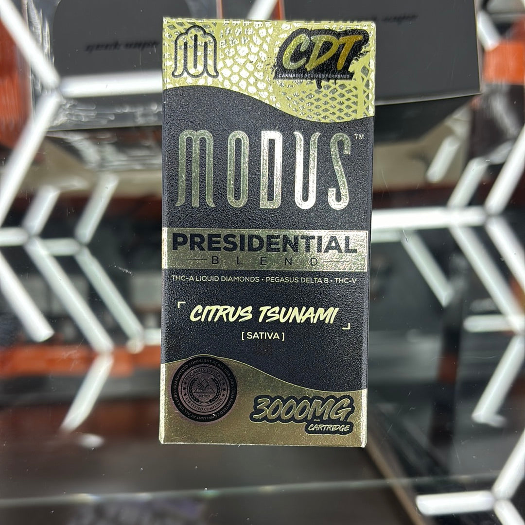 Modus presidential blend citrus tsunami sativa 3g cartridge