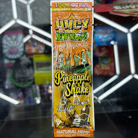 Juicy hemp wraps pineapple shake, terp enhanced