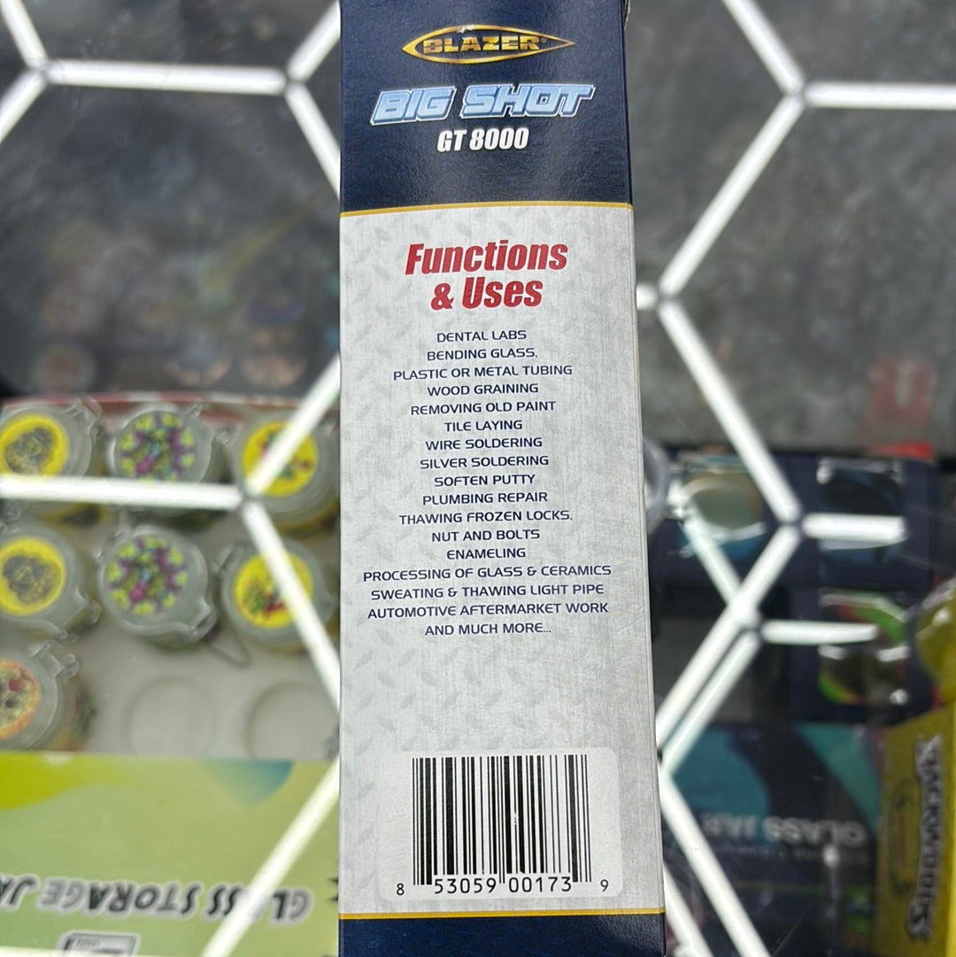 Blazer, big shot, black butane, refillable industrial torch