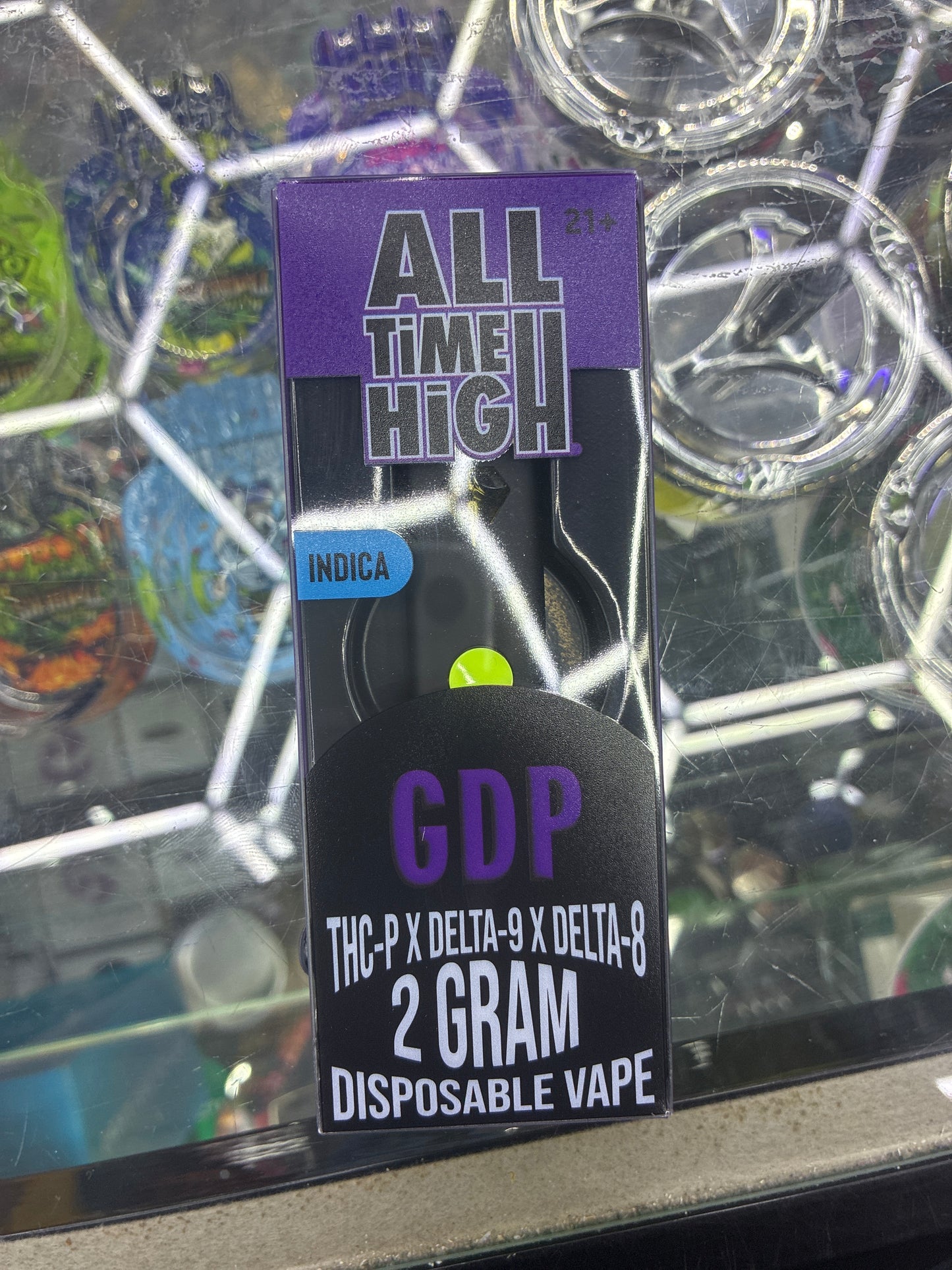 All time high thcp/d9/d8 disposable 2g indica GDP