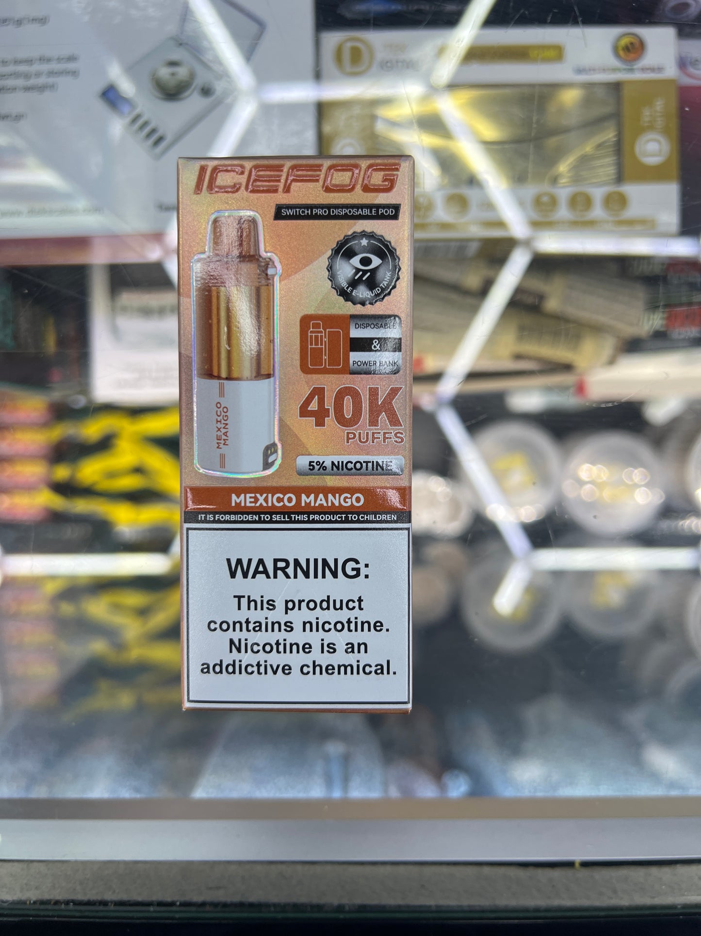 IceFogger switch pro disposable pod 40k puffs mexico mango