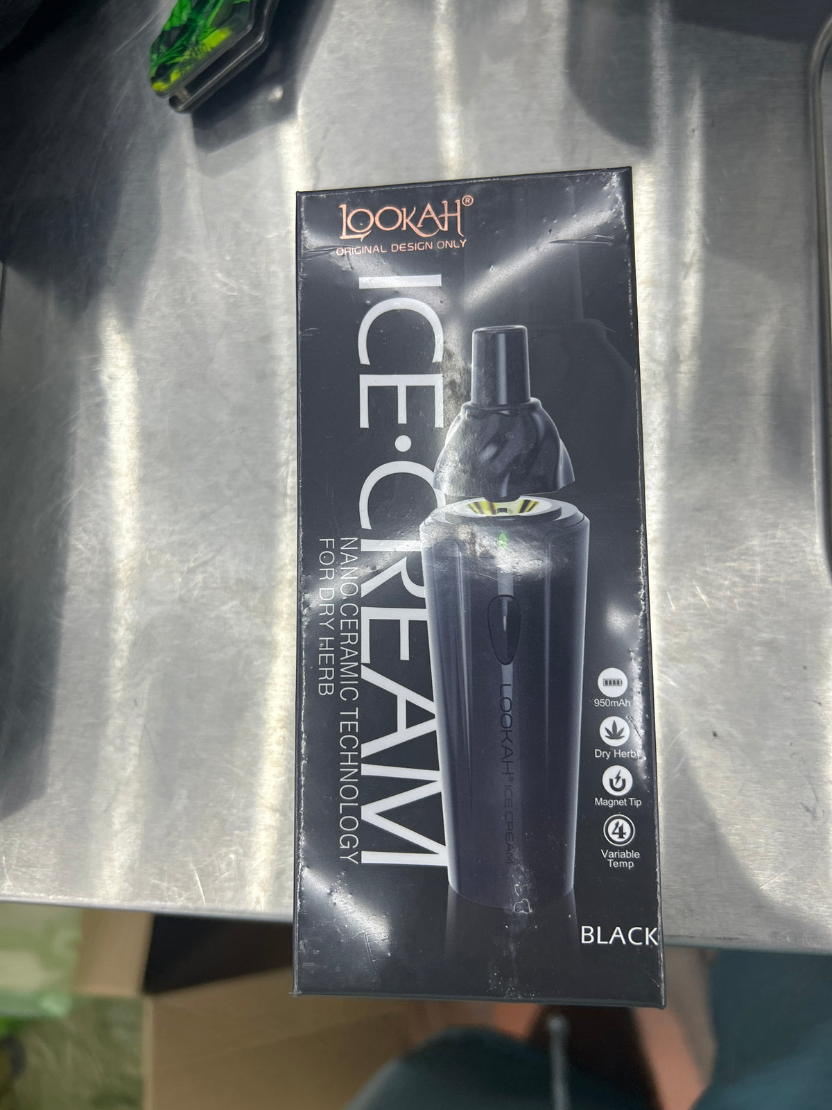 Lookah ice cream, dry herb black