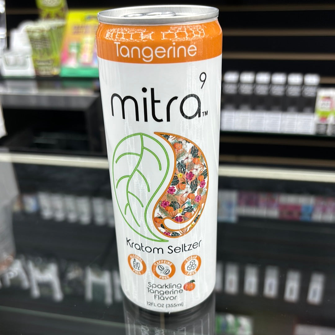 Mitra 9 kratom seltzer tangerine