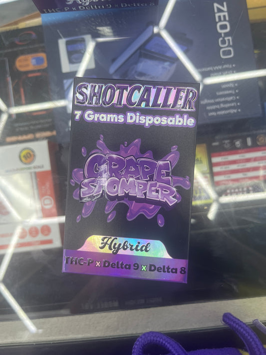 SHOTCALLER 7g dispo grape stomper hybrid