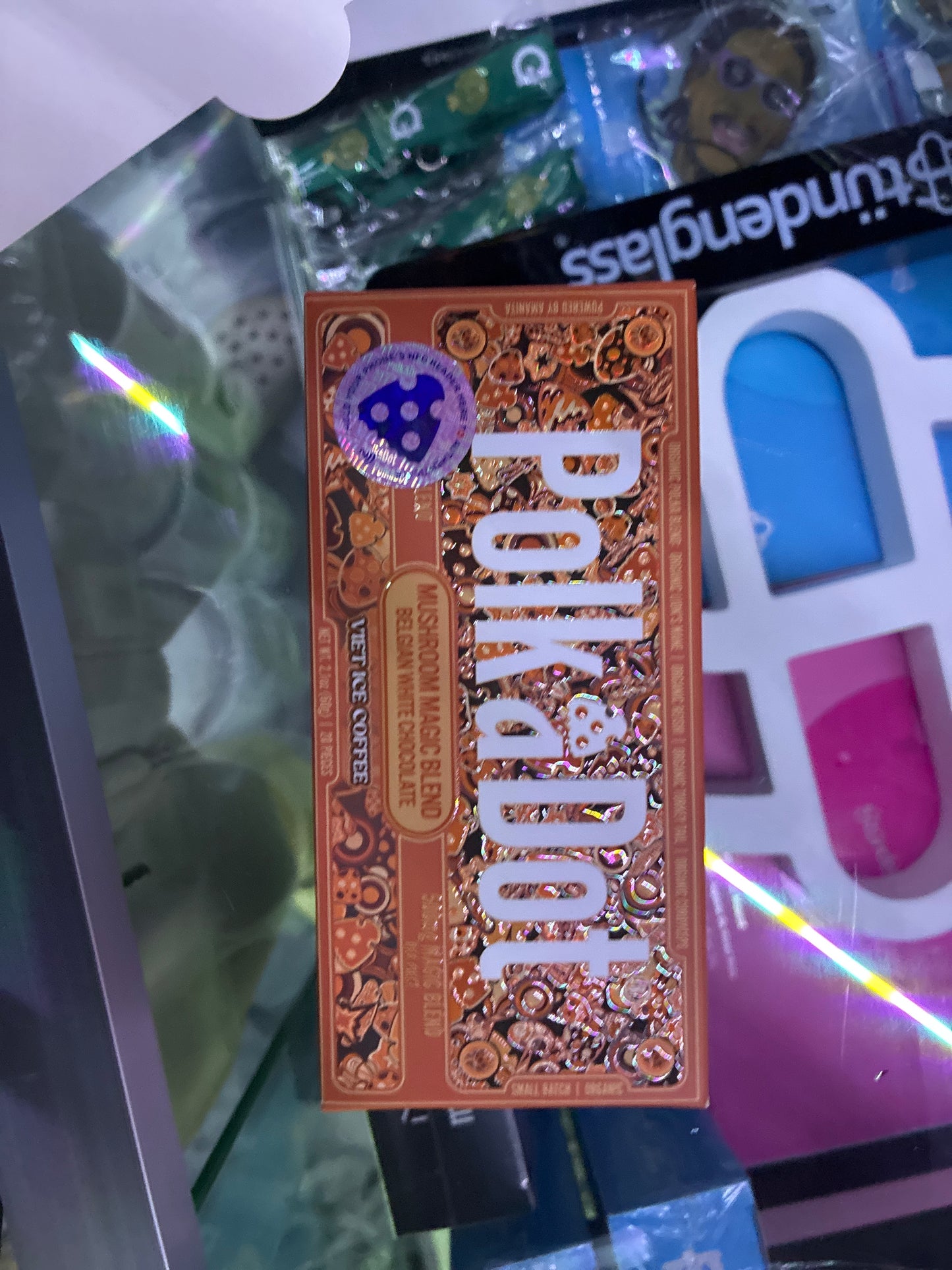 Polkadot Belgian milk chocolate veit ice coffee