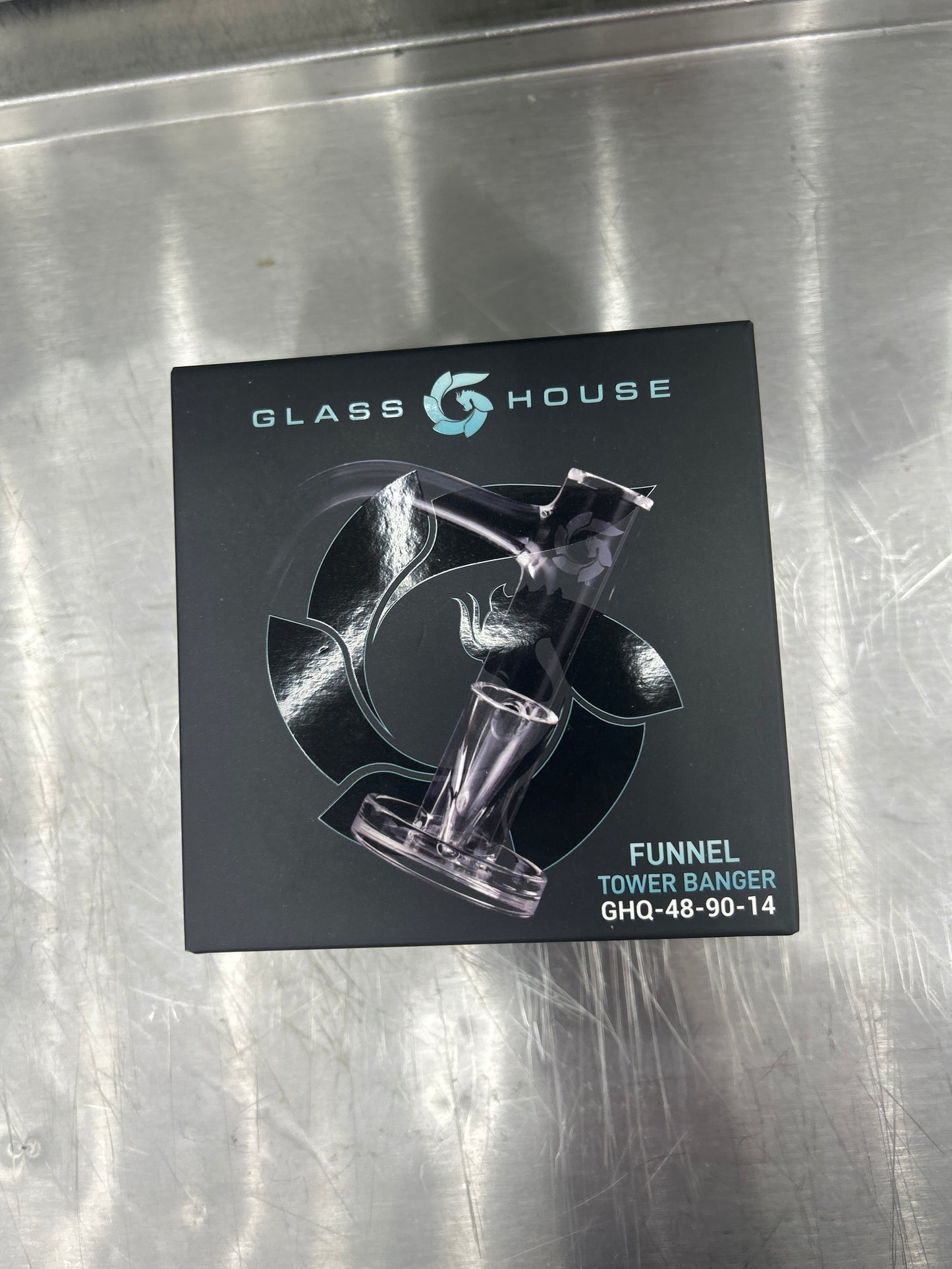 Glass house funnel tower banger