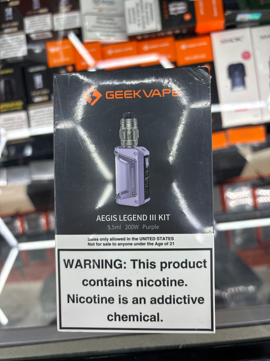 Geekvape aegis legend 3 kit purple