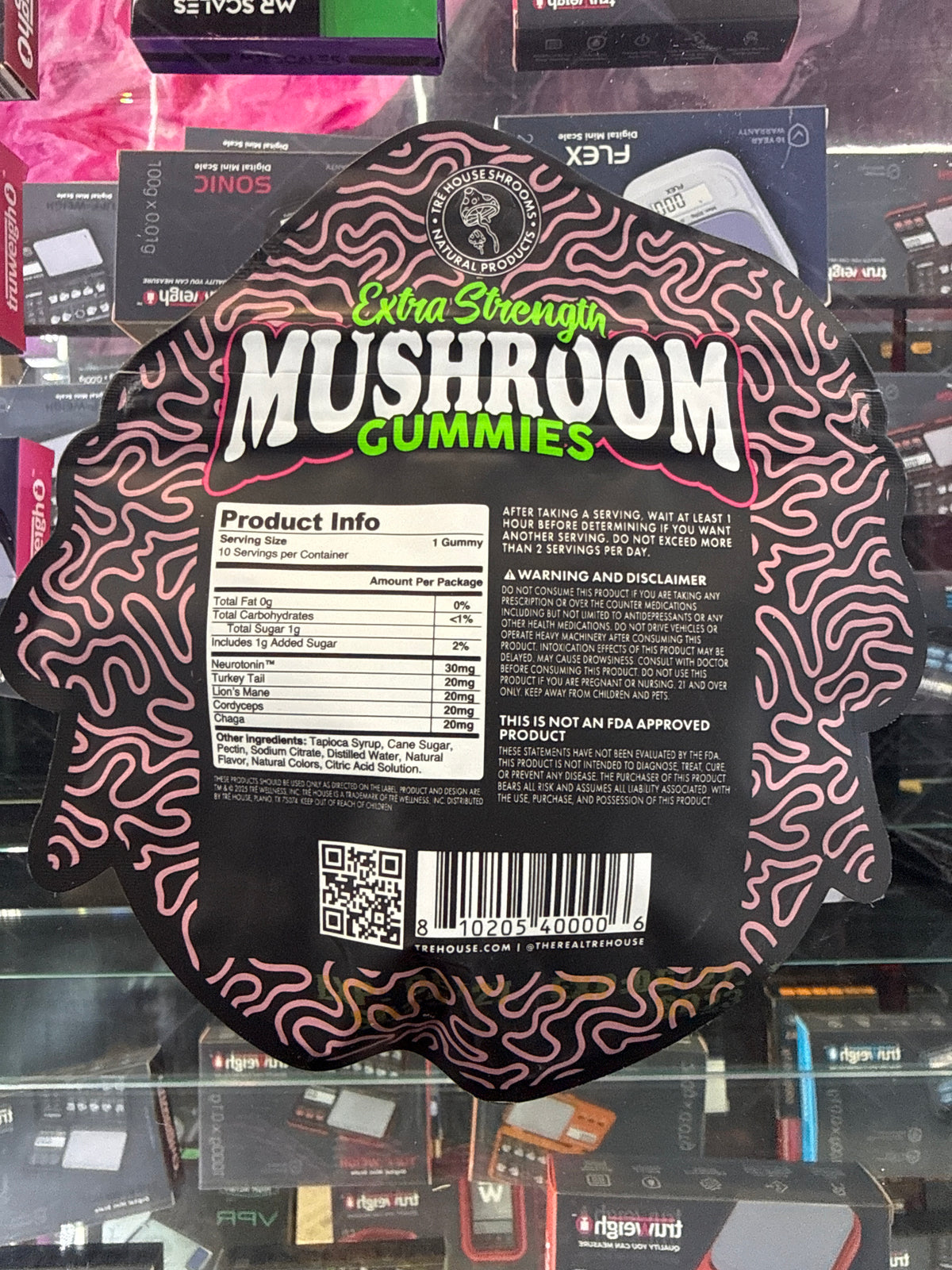 TRE House Extra Strength Mushroom Gummies Strawberry Dream 10 pack