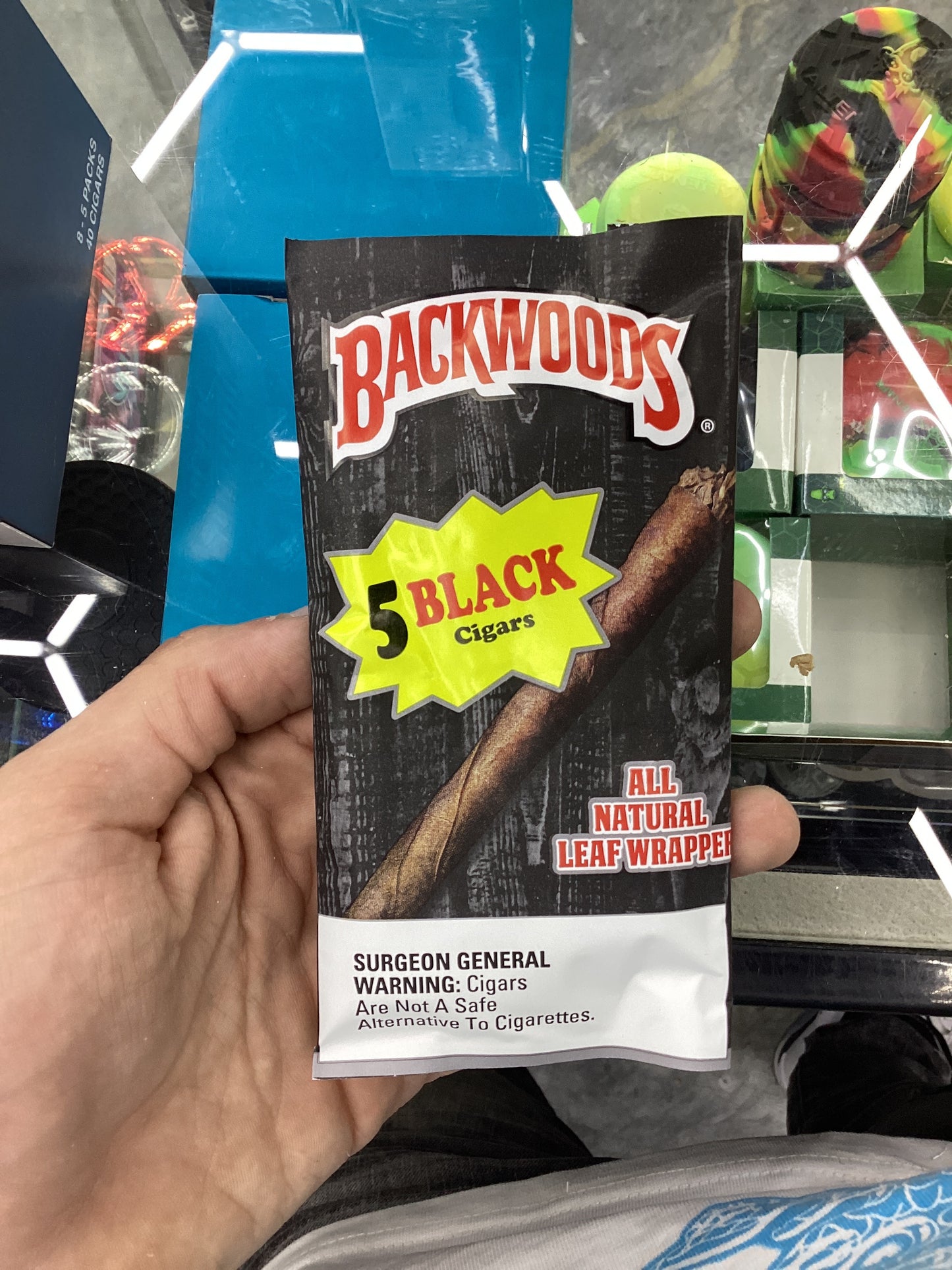 Backwoods 5 cigars black