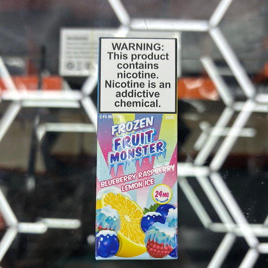 Frozen fruit monster blueberry, raspberry lemon ice 24MG