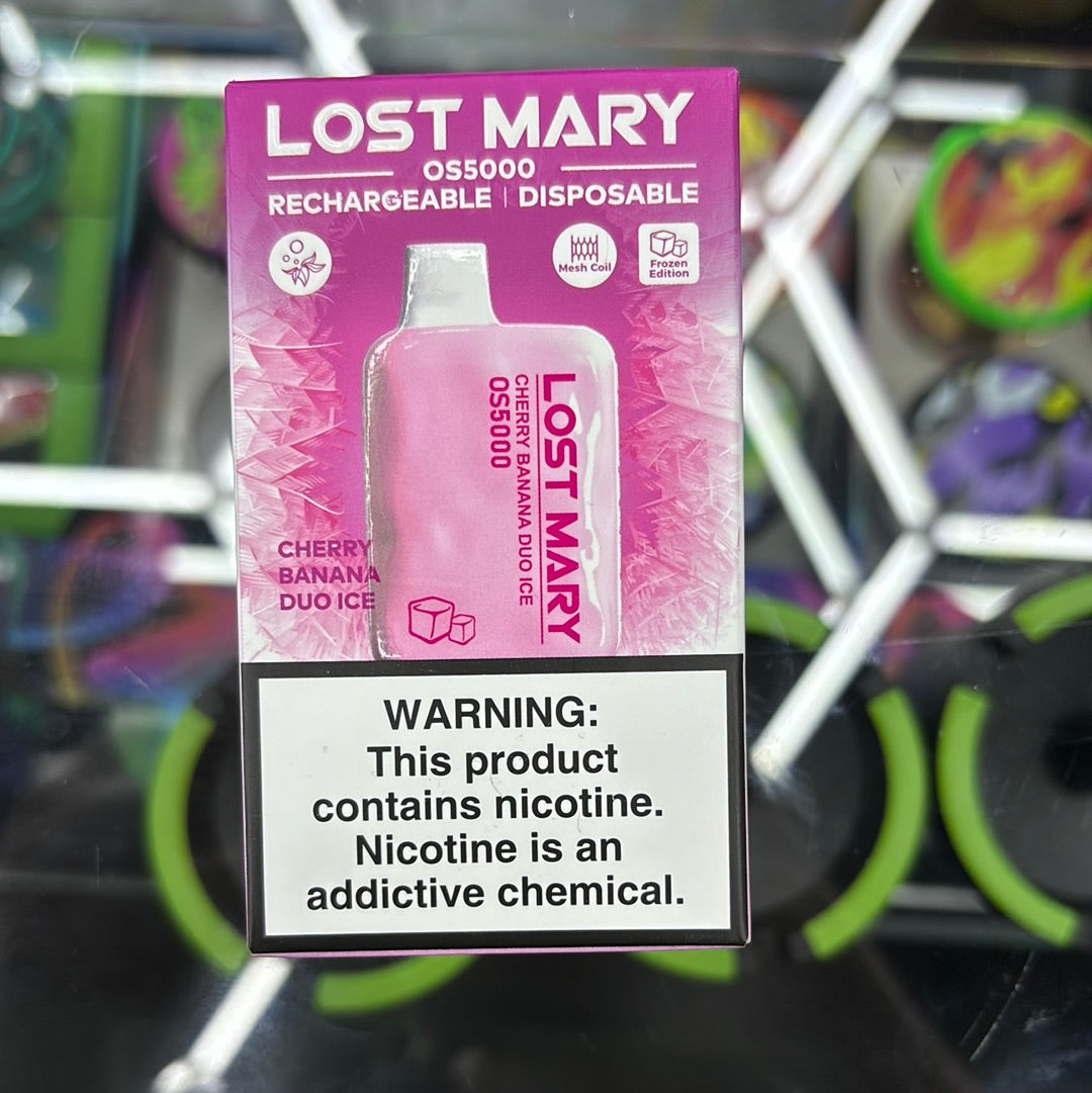 Lost Mary cherry, banana, duo, ice