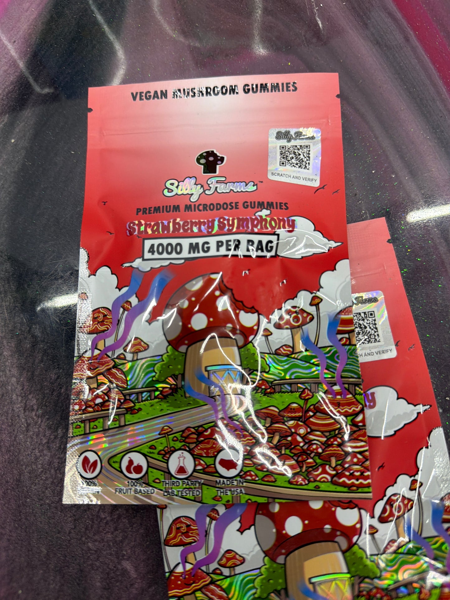 Silly farms 4000mg strawberry symphony