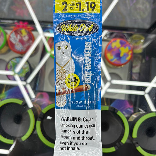 White owl blue raspberry cigarillos