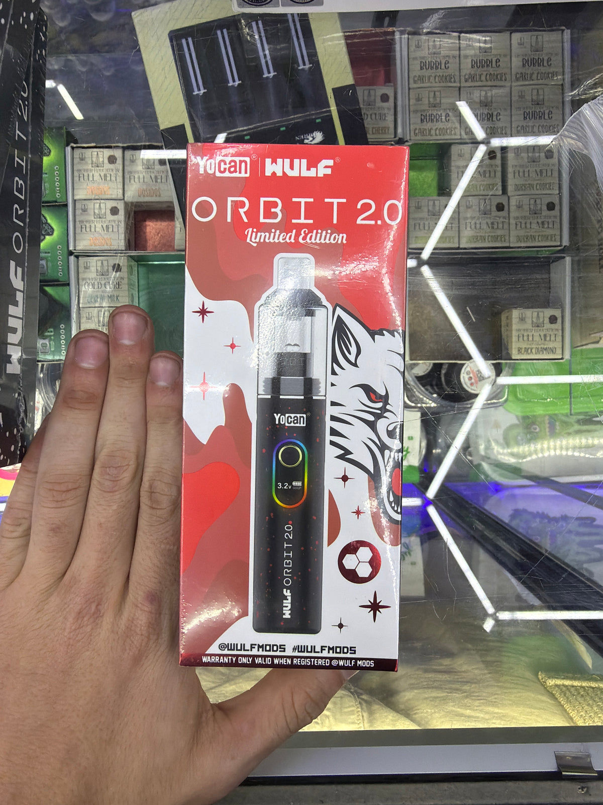 Yocan Orbit 2.0 Dab Pen Vaporizer red on black