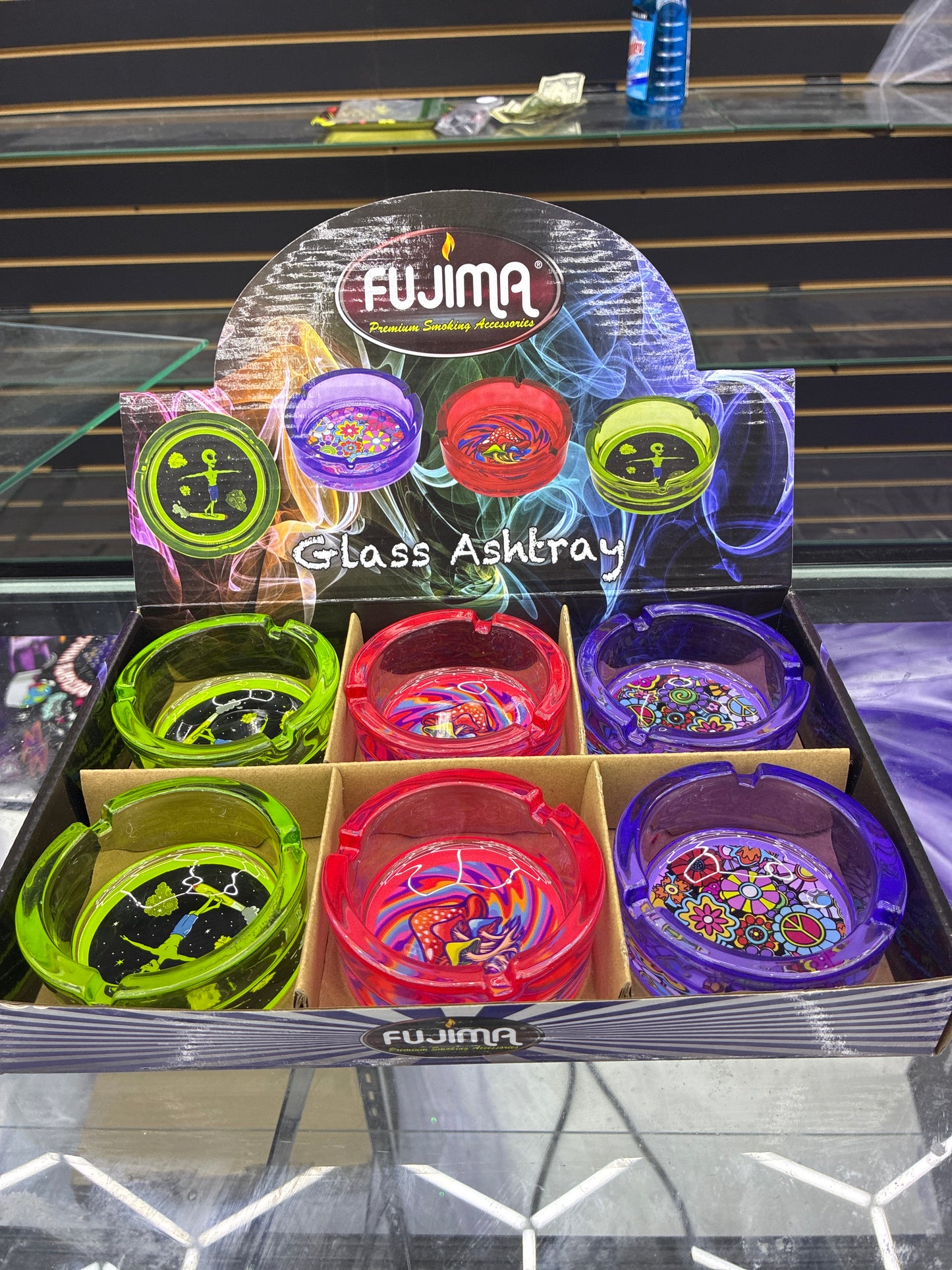 Fujima glass ashtray