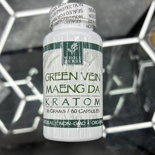 Whole herbs green vein maeng da kratom 60caps