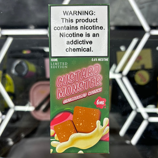 Custard monster, gingerbread crunch 6mg
