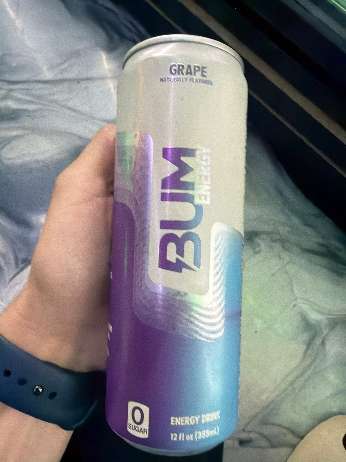 Bum Energy 112mg Natural Caffeine Grape