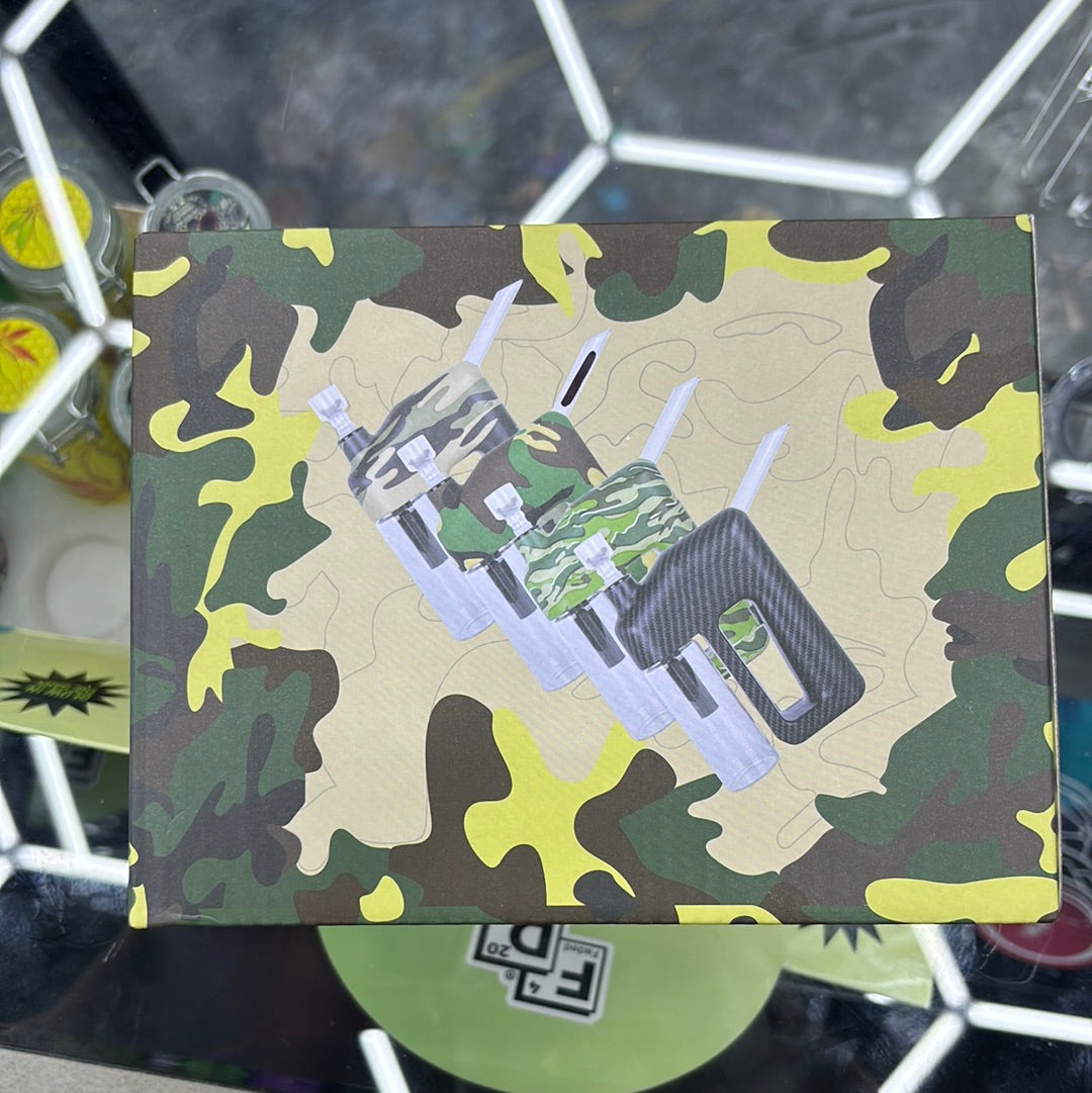 Electric bong, handheld camo