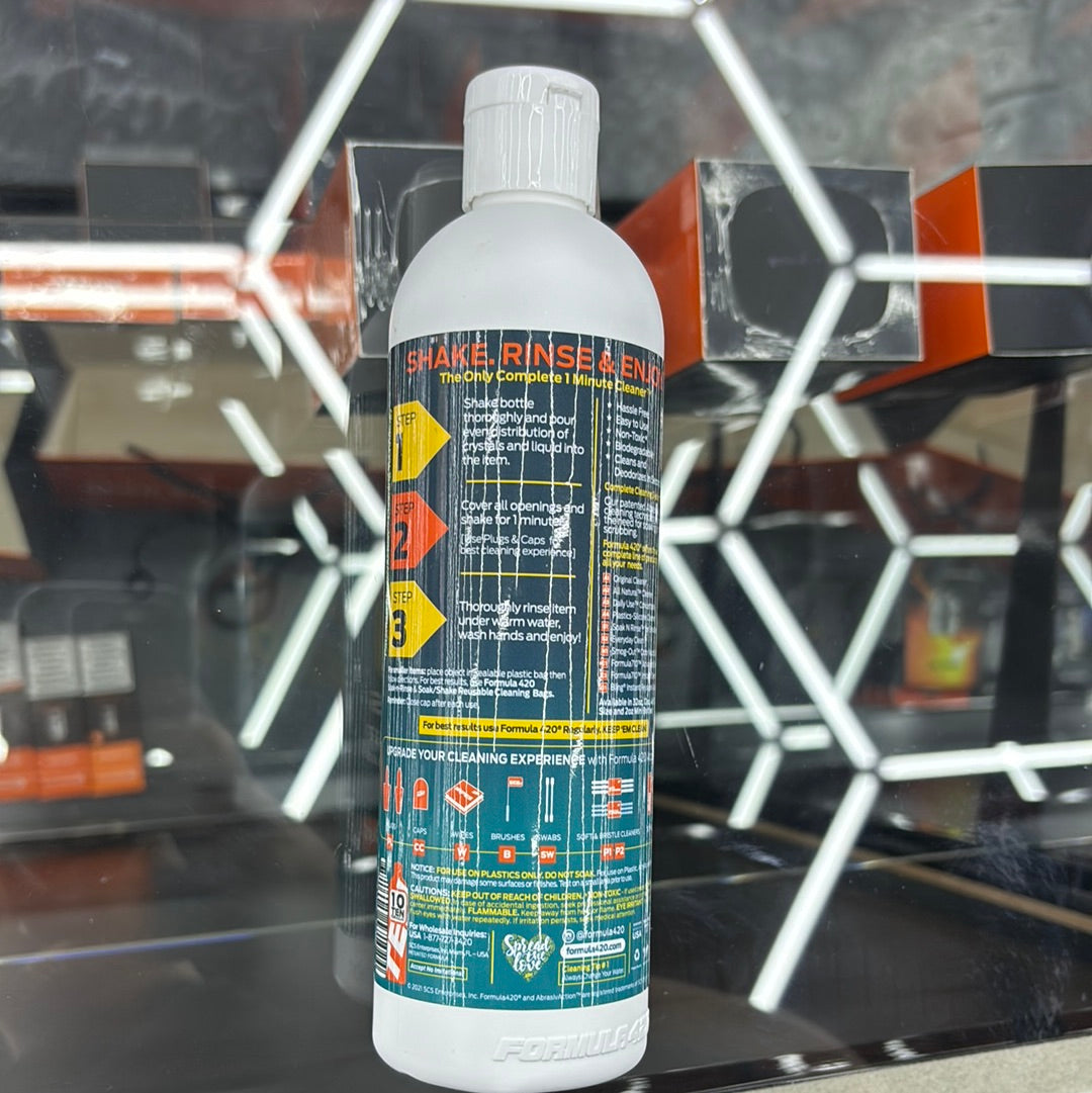 Formula for 20 plastics cleaner