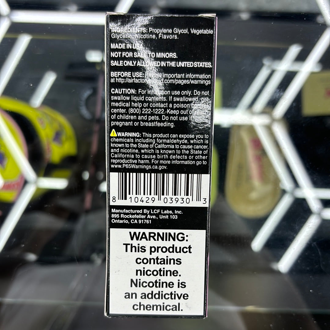 Air factory mystery 6MG 100ML