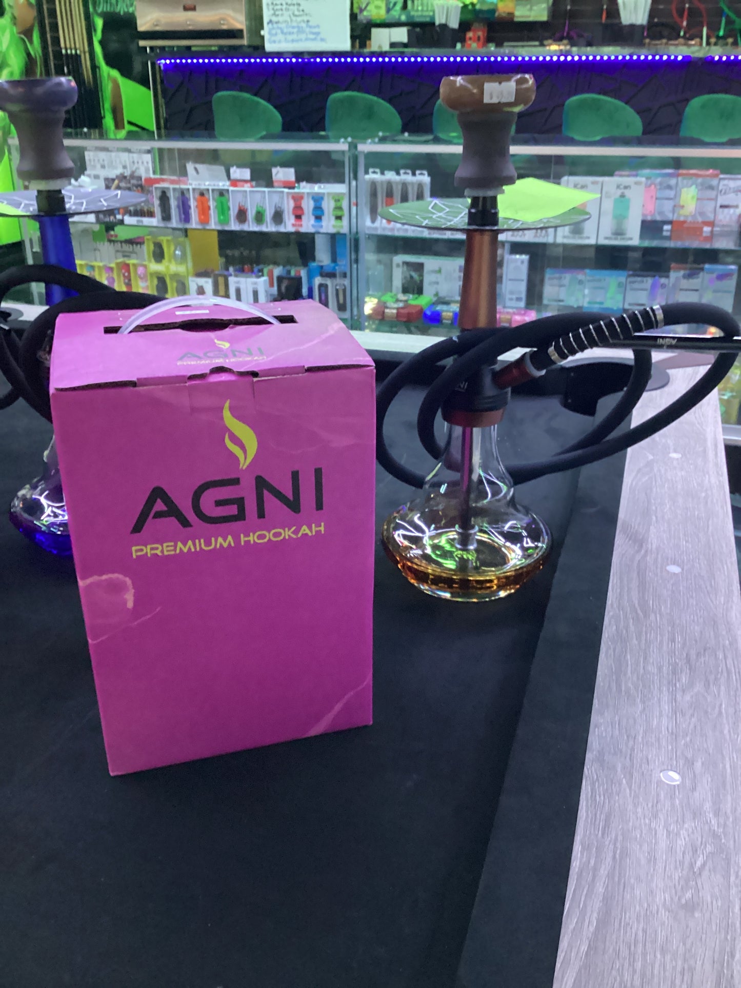Agni hookah little man-brown
